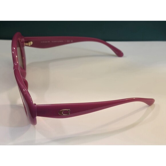 Coach Pillow Tabby  Oval Women\'s Sunglasses Milky Magenta CR609 2024 main image 10
